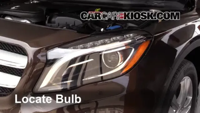 2016 Mercedes-Benz GLA250 4Matic 2.0L 4 Cyl. Turbo Éclairage Feux de route (remplacer l'ampoule)